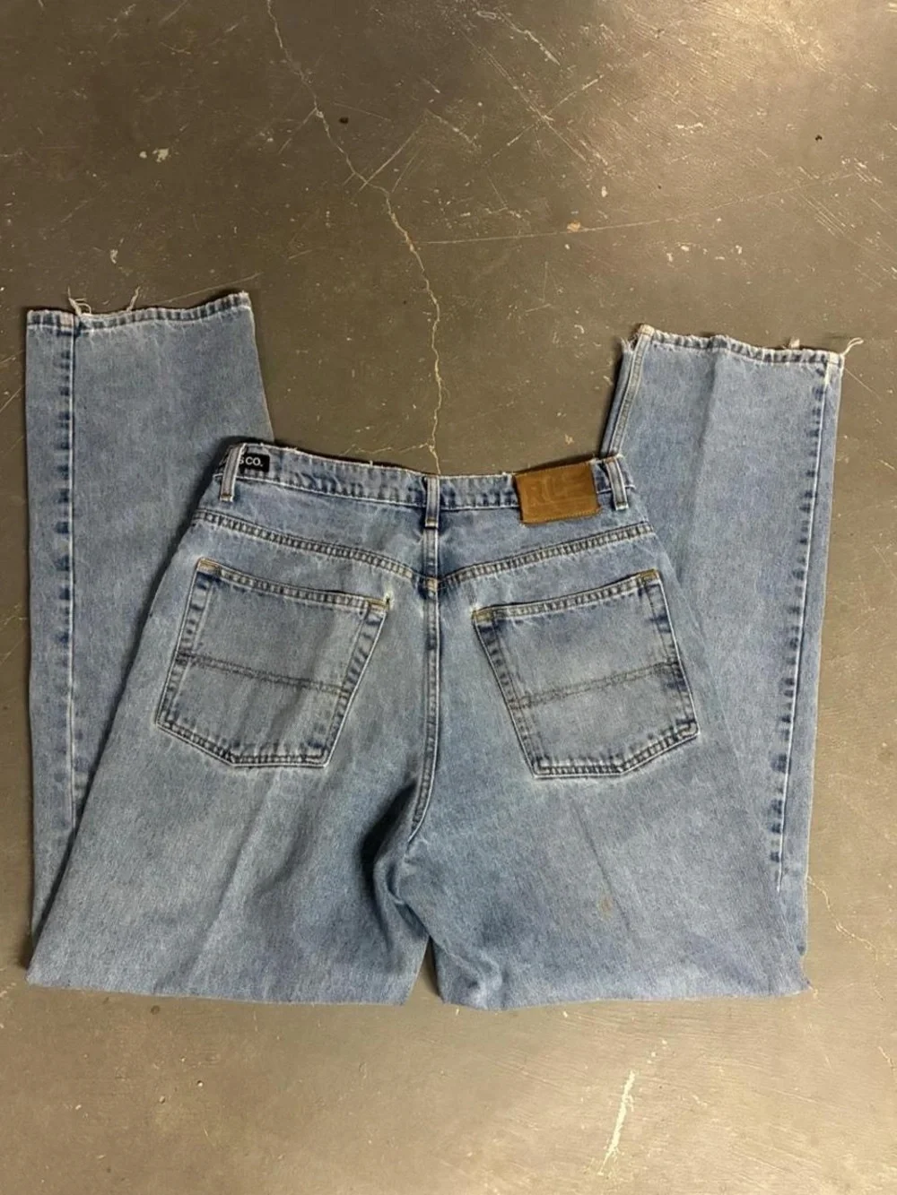 Vintage Men’s Ralph Lauren Polo Jeans Co 67 Loose Fit Jeans Distressed 32x34